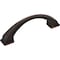 Jeffrey Alexander 96 mm Center-to-Center Brushed Oil Rubbed Bronze Arched Roman Cabinet Pull 944-96DBAC - alternate 1